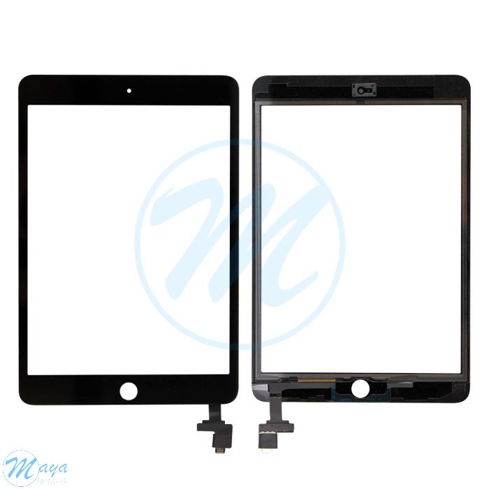 iPad Mini 3 (HQC) Digitizer Assembly without Home Button - Black