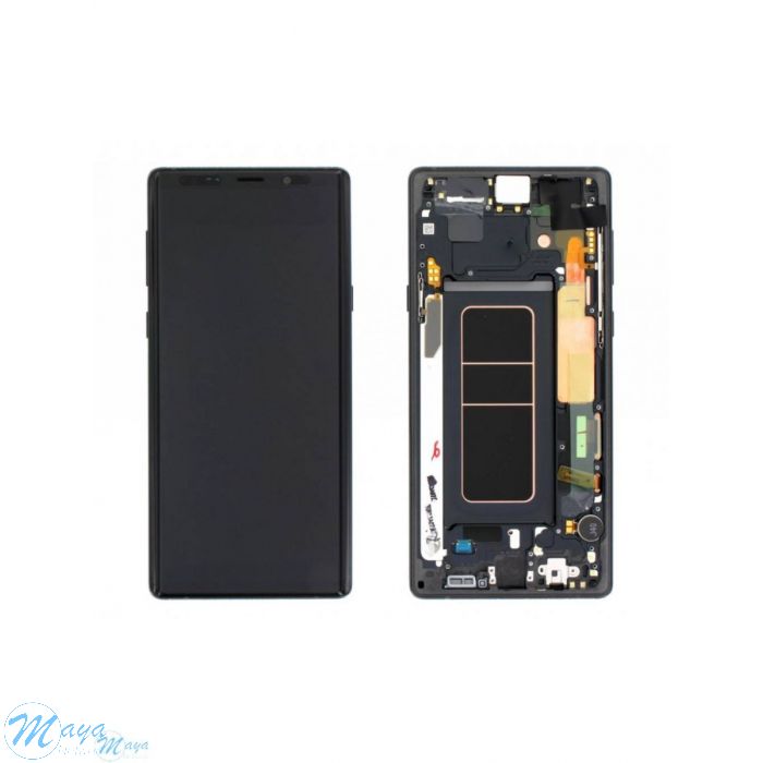 (Generic) Samsung Note 9 (with) Frame Replacement Part - Midnight Black