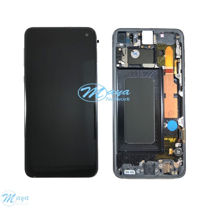 (Refurbished) Samsung S10E (with Frame) Replacement Part - Prism Black