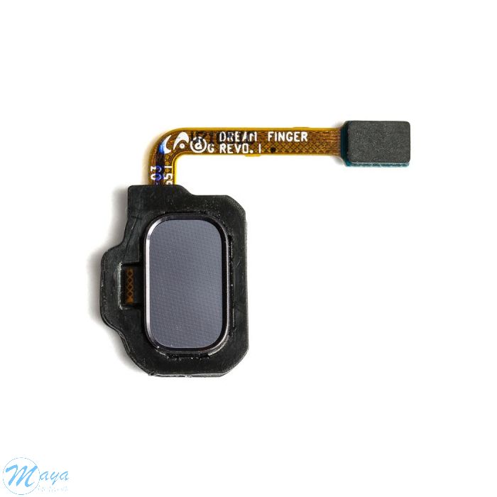 Samsung S8/S8 Plus Home Button with Flex Cable and Fingerprint Scanner - Silver