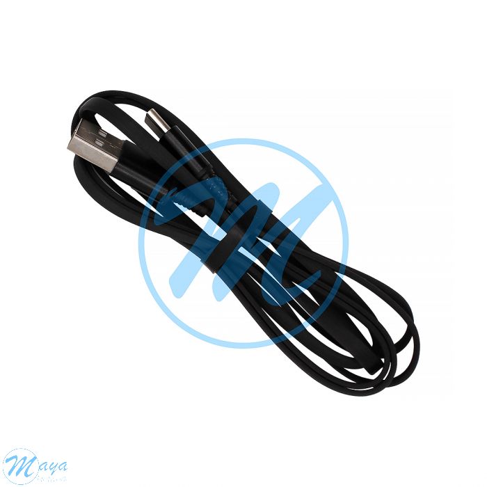 Type C to USB Type A Charge Cable (4ft) - Black