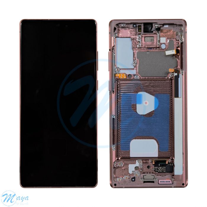 (Generic) Samsung Note 20 5G (with Frame) Replacement Part - Mystic Bronze