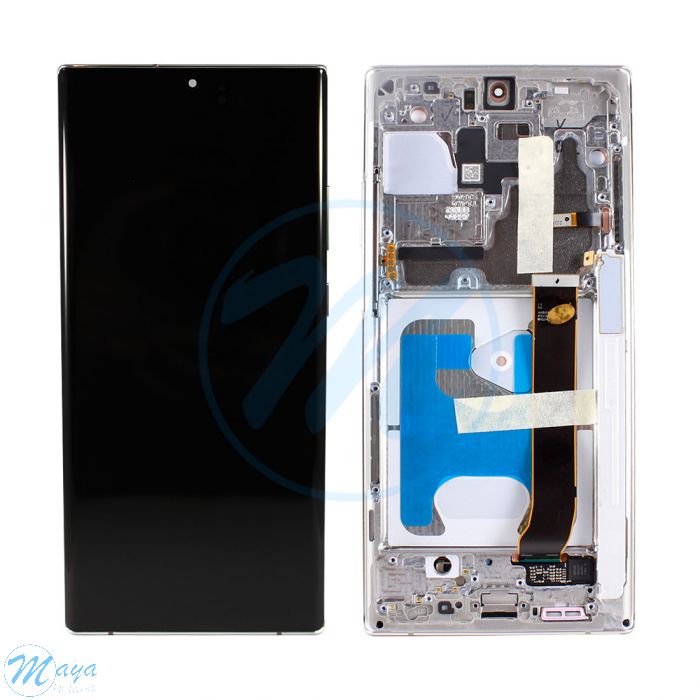 (Refurbished) Samsung Note 20 Ultra 5G (with Frame) Replacement Part - Mystic White