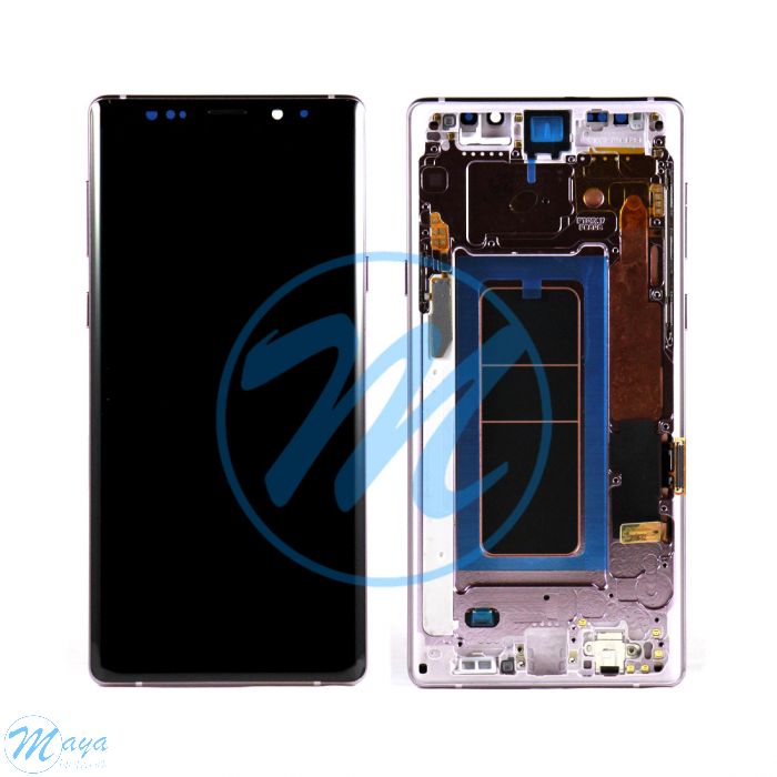 (Refurbished) Samsung Note 9 (with Frame) Replacement Part - Lavender Purple