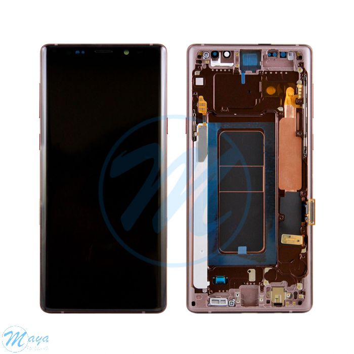 (Refurbished) Samsung Note 9 (with Frame) Replacement Part - Metallic Copper