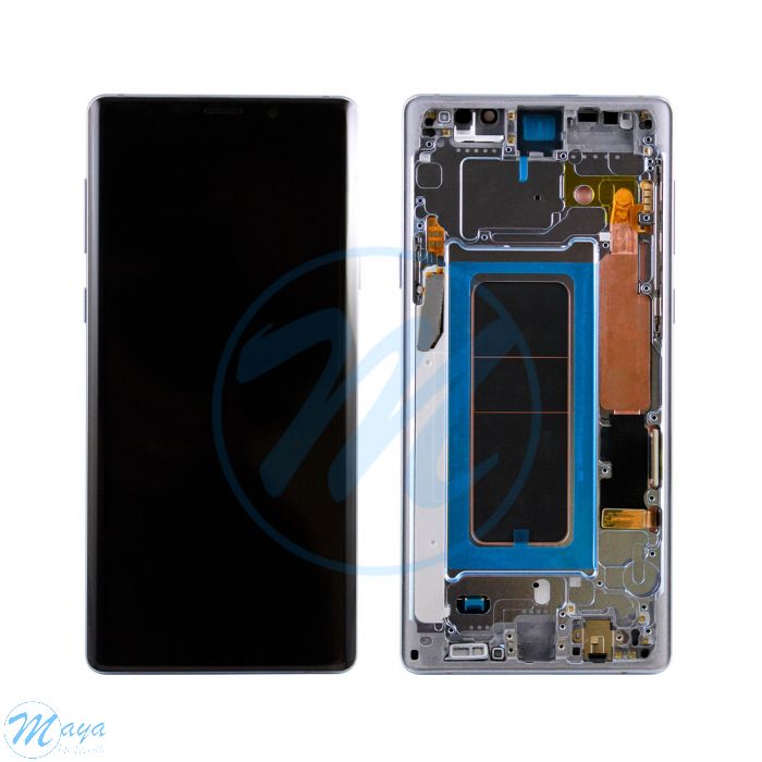 (Generic) Samsung Note 9 (with Frame) Replacement Part - Cloud Silver