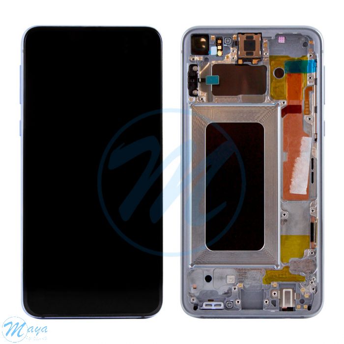 (Refurbished) Samsung S10E (with Frame) Replacement Part - Prism Blue