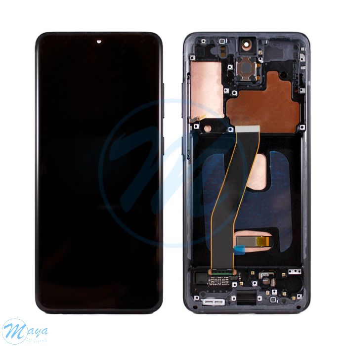 (Refurbished) Samsung S20 5G (with Frame) Replacement Part - Cosmic Black