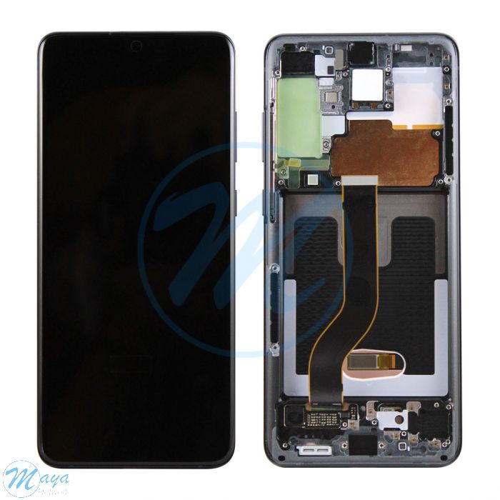 (Generic) Samsung S20 Plus 5G (with Frame) Replacement Part - Cosmic Black