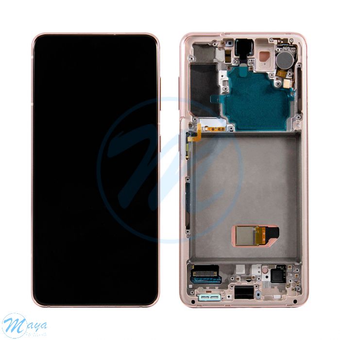 (Refurbished) Samsung S21 5G (with Frame) Replacement Part - Phantom Pink