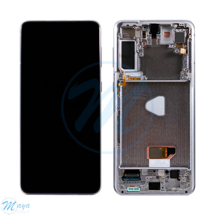 (Refurbished) Samsung S21 Plus 5G (with Frame) Replacement Part - Phantom Silver