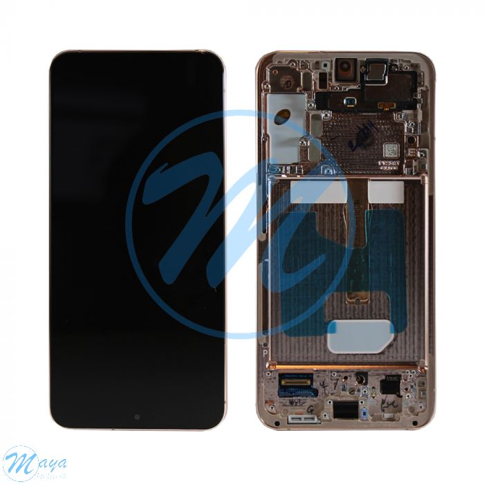 (Refurbished) Samsung S22 Plus 5G (with Frame) Replacement Part - Pink Gold