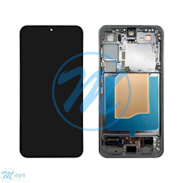 (Refurbished) Samsung S25 (with Frame) Replacement Part - Icy Blue