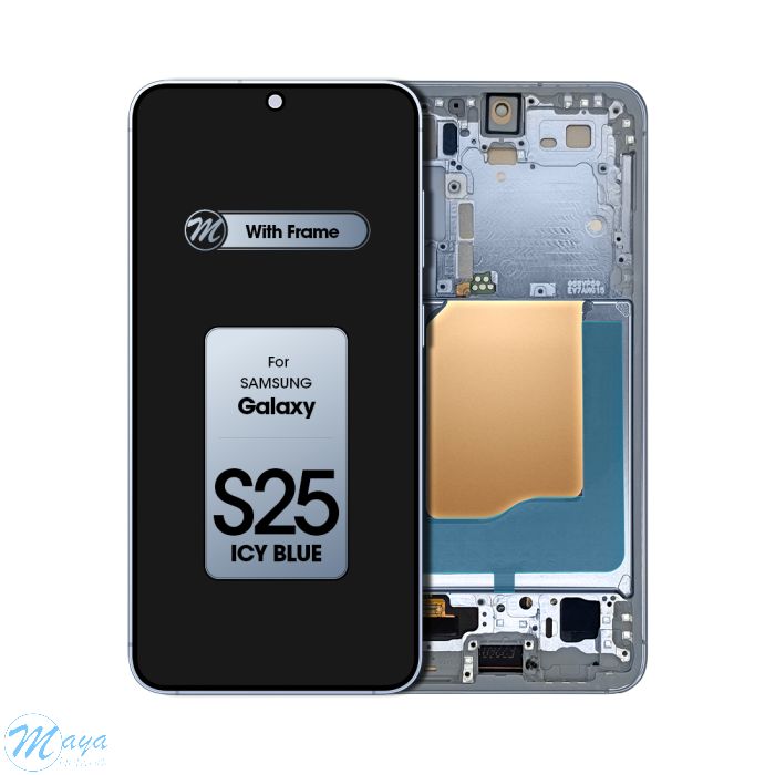 (TFT) Samsung S25 5G (with Frame) Replacement Part - Icy Blue