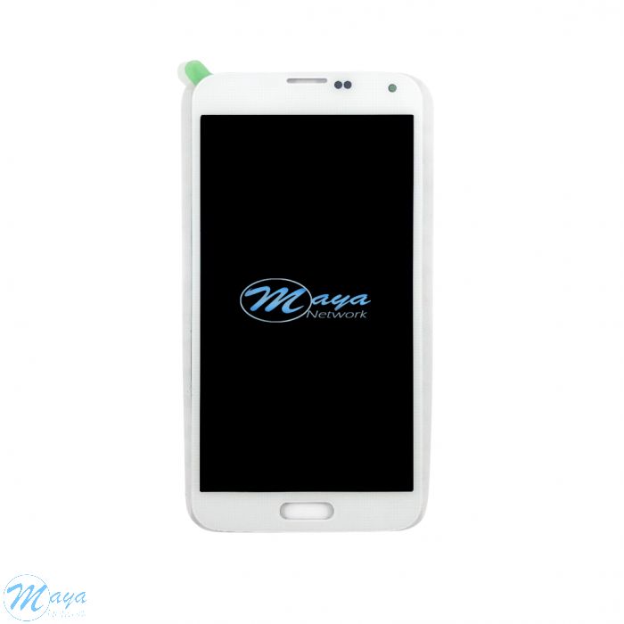 (Refurbished) Samsung S5 without Frame Replacement Part - White (NO LOGO)