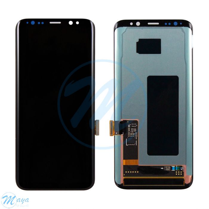 (Refurbished) Samsung S8 without Frame Replacement Part - Black