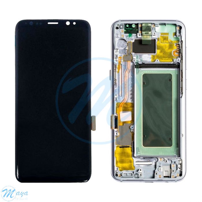 (Refurbished) Samsung S8 Plus (with Frame) Replacement Part - Gray