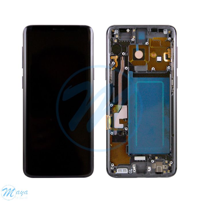 (TFT) Samsung S9 (with Frame) Replacement Part - Gray