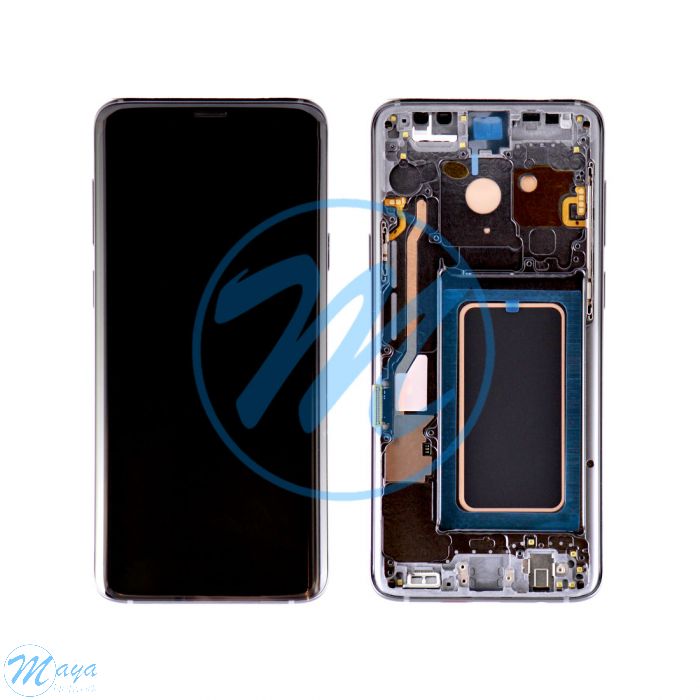 (Refurbished) Samsung S9 Plus (with Frame) Replacement Part - Gray