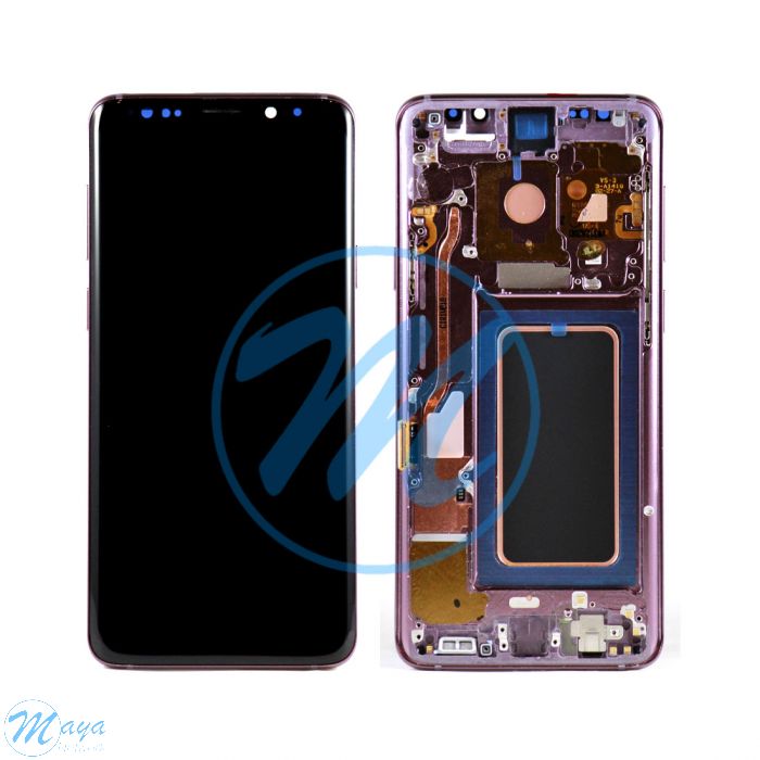 (Generic) Samsung S9 Plus (with Frame) Replacement Part - Lilac Purple