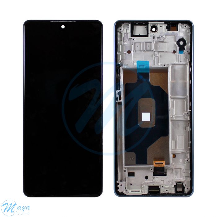 LG Stylo 6/K71 LCD (with Frame) Replacement Part - Blue