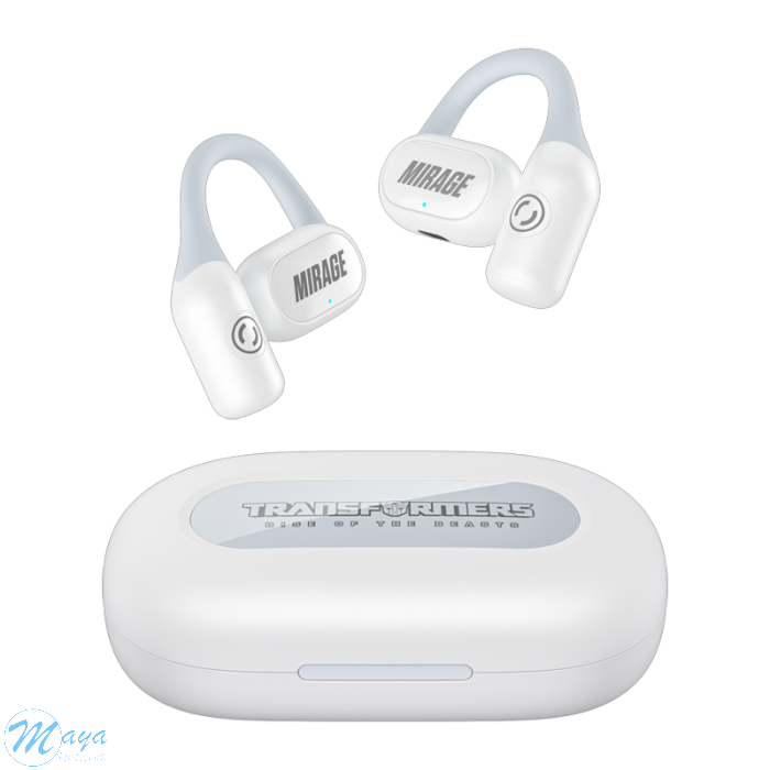 Wireless Open-Ear Headphones (Battery Capacity 30mAh) - White Gray