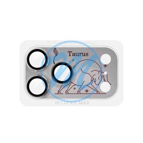 iPhone 17 Pro Max Tempered Glass Screen Protector for Rear Camera - Taurus