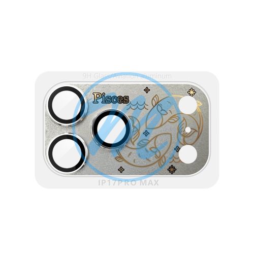 iPhone 17 Pro Max Tempered Glass Screen Protector for Rear Camera - Pisces