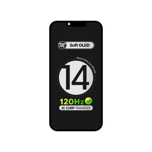 iPhone 14 (Soft OLED) Replacement Part - Black