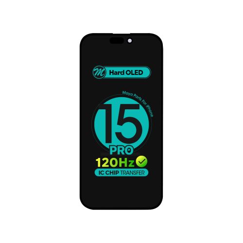 iPhone 15 Pro (Ultimate Plus Hard OLED) Replacement Part - Black