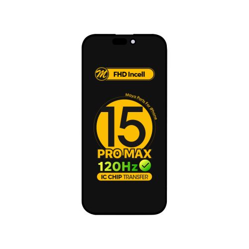 iPhone 15 Pro Max (FHD Incell) Replacement Part - Black 120HZ