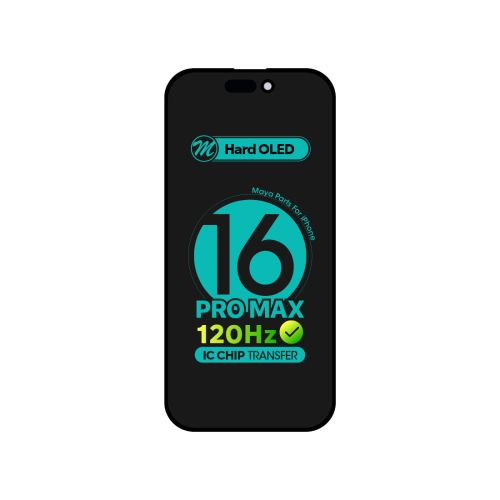 iPhone 16 Pro Max (Ultimate Plus Hard OLED) Replacement Part - Black