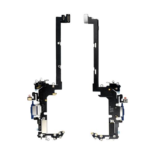 iPhone 17 Pro Charging Port with Flex Cable Replacement Part - Deep Blue