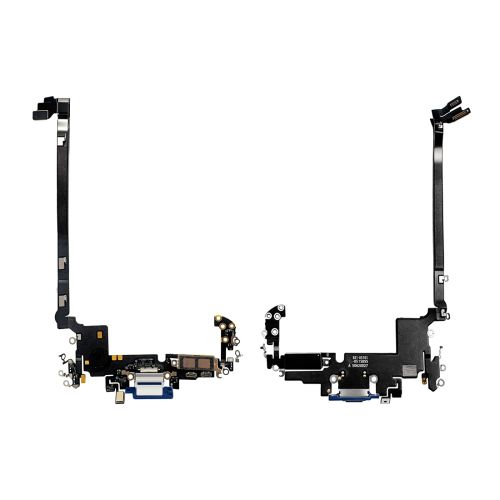 iPhone 17 Pro Max Charging Port with Flex Cable Replacement Part - Deep Blue