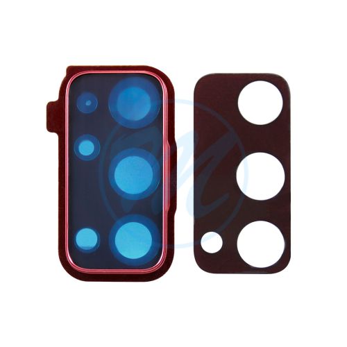 Samsung S20 FE 5G Rear Camera Cover and Lens Replacement Part - Cloud Red