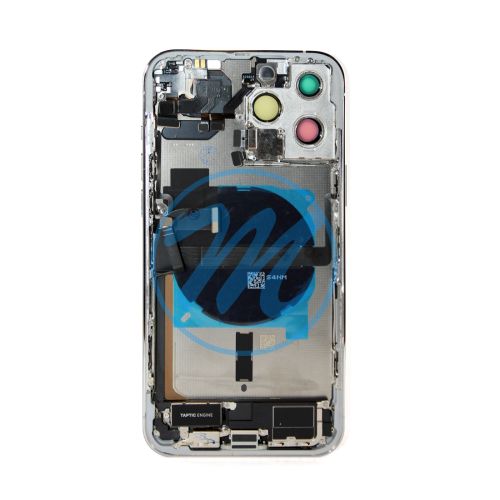 iPhone 13 Pro Max Back Housing with Small Parts - Silver (NO LOGO)