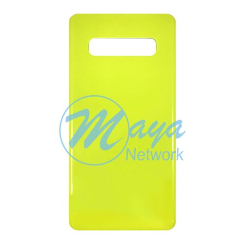 Samsung S10 Plus Back Cover - Yellow (NO LOGO)