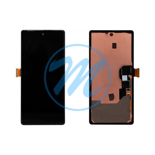 Google Pixel 6a OLED with Frame Replacement Part - Black