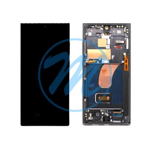 (Generic) Samsung S23 Ultra 5G (with Frame) Replacement Part - Phantom Black