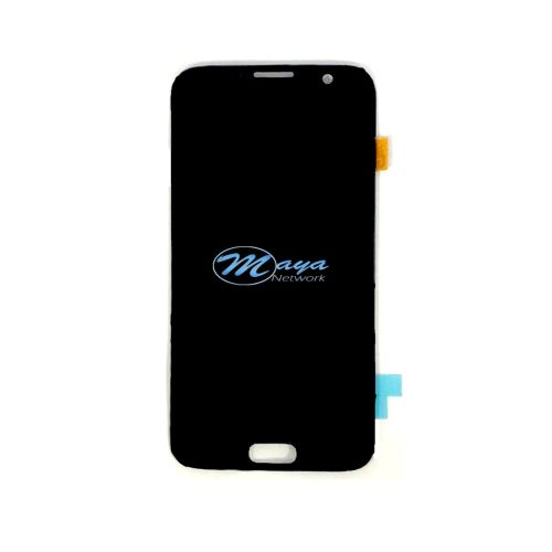 (Refurbished) Samsung S7 Edge  without Frame Replacement Part - Black (NO LOGO)