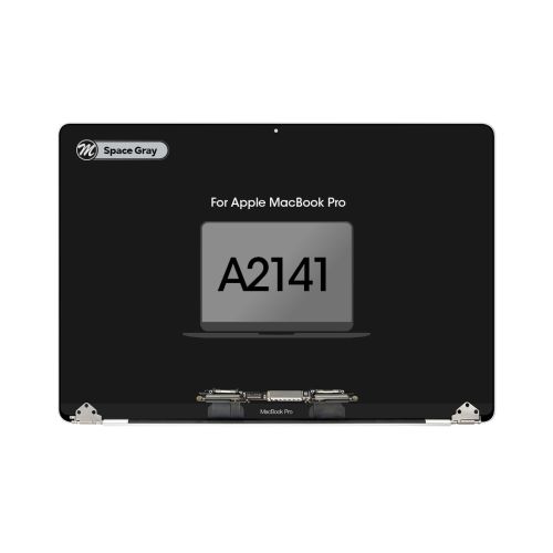 MacBook Pro 16 (A2141, Mid 2019) Complete LCD Display Assembly Replacement Part - Space Gray (OEM Pull/Used)