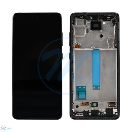 Samsung A52 4G (2021) A545 / A52 5G (2021) A526 / A52S 5G (2021) A528 Incell (with Frame) Replacement Part - Awesome Black