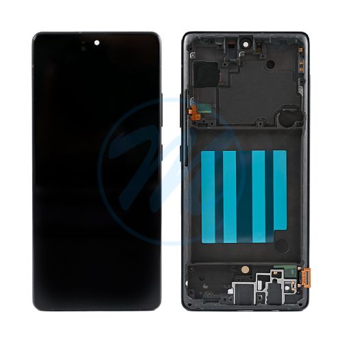 Samsung A71 5G (2020) A716 OLED (with Frame) Replacement Part - Prism Cube Black