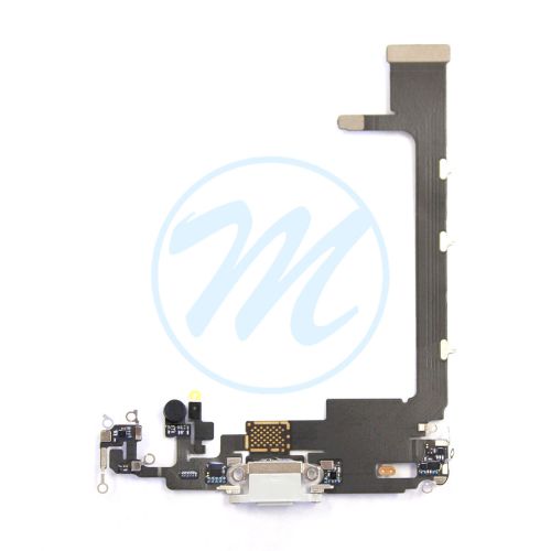 iPhone 11 Pro Max Charging Port with Flex Cable Replacement Part - Gray (Soldering Required)