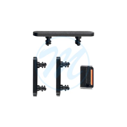 iPhone 12 Pro Max Power Button, Volume Button, and Mute Switch - Black
