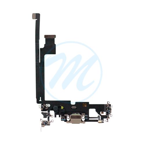 iPhone 12 Pro Max Charging Port with Flex Cable Replacement Part - Gold