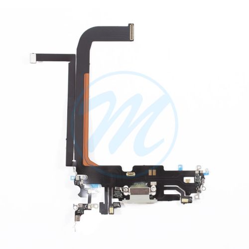 iPhone 13 Pro Max Charging Port with Flex Cable Replacement Part - Silver