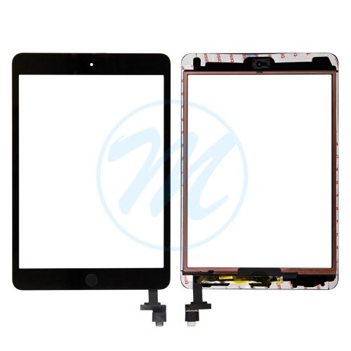 iPad Mini 1/iPad Mini 2 (Best Quality)  IC + CameraPlate with Home Button - Black