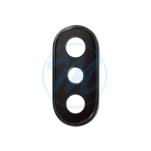 iPhone X Cover and Lens for Rear Camera - Black