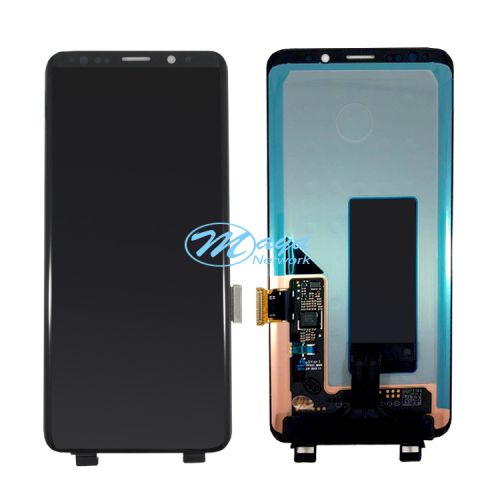 (Refurbished) Samsung S9 without Frame Replacement Part - Black
